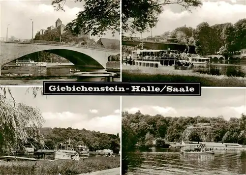 AK / Ansichtskarte 73906409 Halle__Saale Burg Giebichenstein Saalepartien