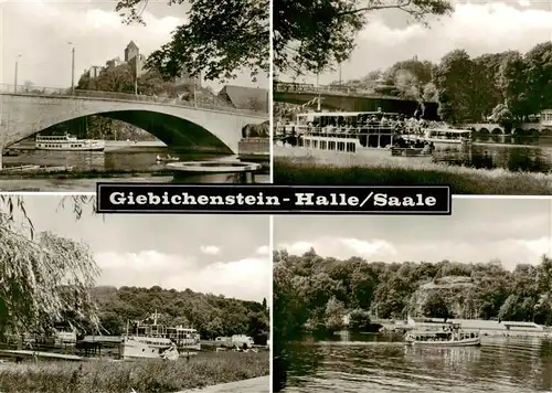 AK / Ansichtskarte  Halle__Saale Burg Giebichenstein Saalepartien