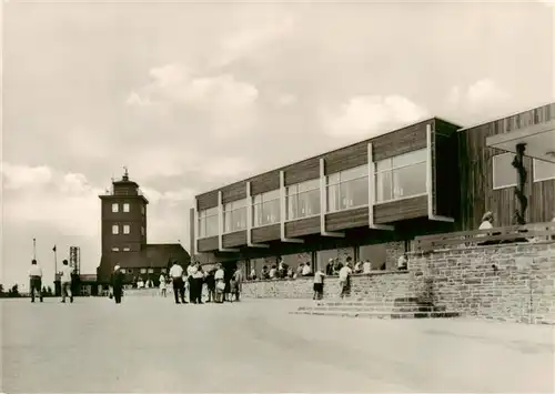 AK / Ansichtskarte  Oberwiesenthal_Erzgebirge HO Gaststaette Fichtelberghaus Cafe Restaurant