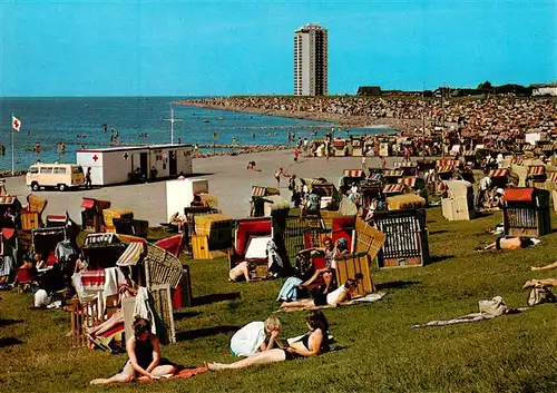 AK / Ansichtskarte  Buesum_Nordseebad Strandpartie