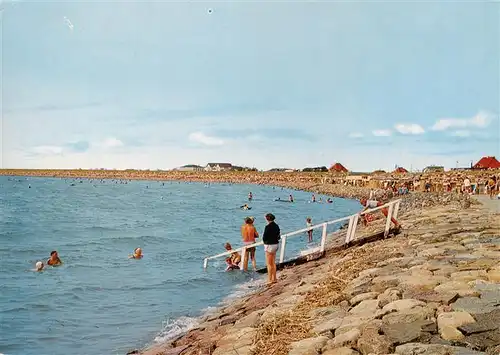 AK / Ansichtskarte  Buesum_Nordseebad Badeleben am Korbstrand