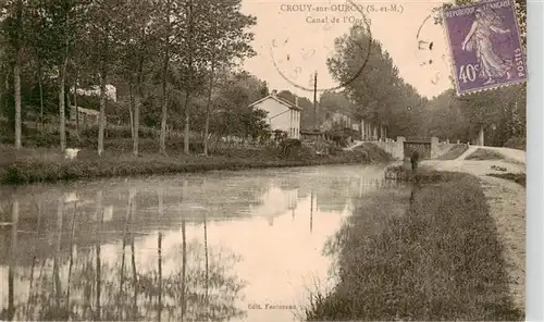 AK / Ansichtskarte  Crouy-sur-Ourcq_77_Seine-et-Marne Canal de l'Ourcq