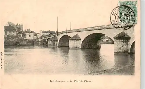 AK / Ansichtskarte  Montereau_-Fault-Yonne_77_Seine-et-Marne Le Pont de l'Yonne