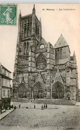 AK / Ansichtskarte  Meaux_77_Seine-et-Marne La Cathedrale