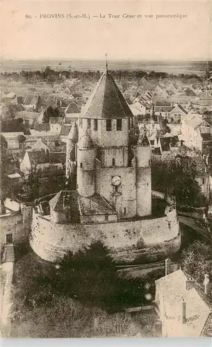 AK / Ansichtskarte  Provins_77_Seine-et-Marne La Tour Cesar et vue panoramique