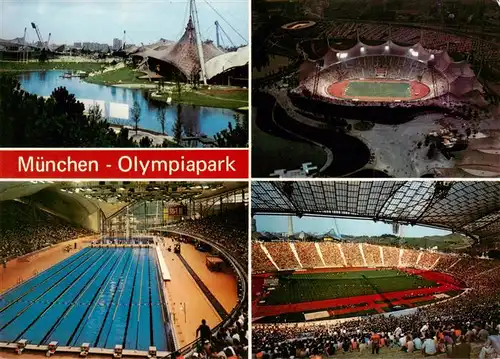 AK / Ansichtskarte 73906656 Olympia Muenchen Olympiapark