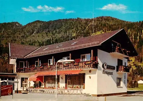 AK / Ansichtskarte  Garmisch-Partenkirchen Hotel Alpenhof Oberau Cafe Restaurant