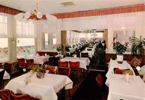 AK / Ansichtskarte 73906731 Travemuende_Ostseebad Restaurant und Cafe Hermannshoehe