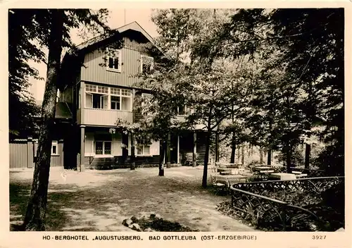 AK / Ansichtskarte  Bad_Gottleuba-Berggiesshuebel Berghotel Augustusberg