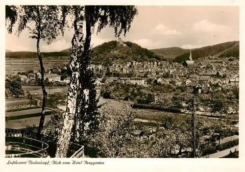 AK / Ansichtskarte 73906811 Biedenkopf_Lahn Blick vom Hotel Berggarten