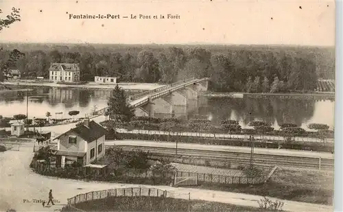 AK / Ansichtskarte  Fontaine-le-Port_77_Seine-et-Marne Le Pont et la Foret