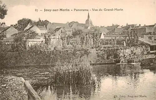 AK / Ansichtskarte  Jouy-sur-Morin_77_Seine-et-Marne Panorama Vue du Grand Morin