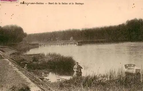 AK / Ansichtskarte  Hericy-sur-Seine_77 Bord de la Seine et le Barrage