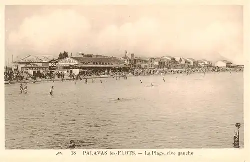 AK / Ansichtskarte  Palavas-les-Flots_34 La Plage rive gauche