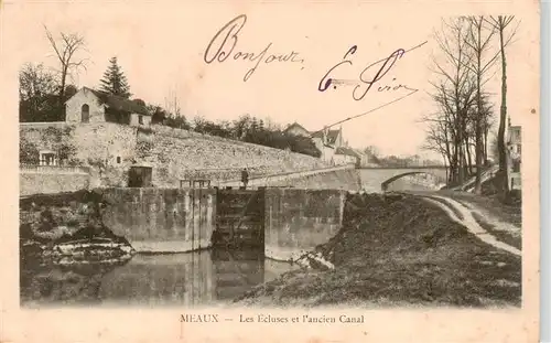 AK / Ansichtskarte  Meaux_77_Seine-et-Marne Les Ecluses et lancien Canal