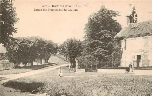 AK / Ansichtskarte  Dammartin-en-Goele Entree des Promenades du Chateau