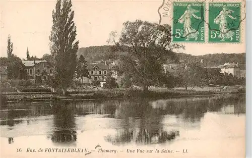 AK / Ansichtskarte  Thomery_77_Seine-et-Marne Une Vue sur la Seine