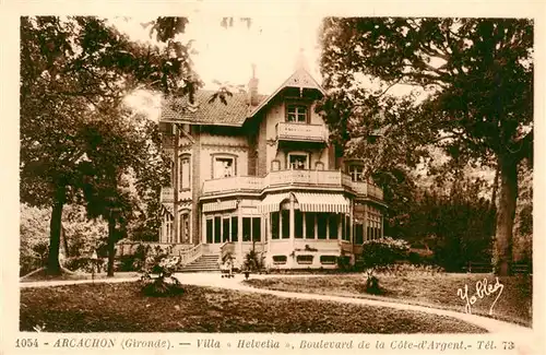 AK / Ansichtskarte  Arcachon_33_Gironde Villa Helvetica Boulevard de la Cote d'Argent