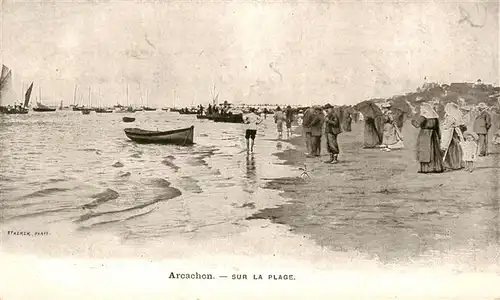 AK / Ansichtskarte  Arcachon_33_Gironde Sur la Plage