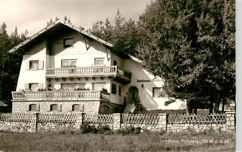 AK / Ansichtskarte  Regen_Bayern Landhaus Waldeck