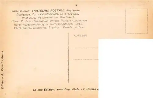 AK / Ansichtskarte  Skulpturen A.Vasari-Roma  Cartolina Postale S.Cecilia 