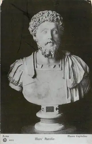 AK / Ansichtskarte  Skulpturen Roma Marc Aurelio Museo Vaticano