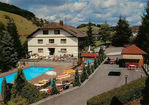 AK / Ansichtskarte  Prinzbach_Biberach Pension Jaegerhof Pool