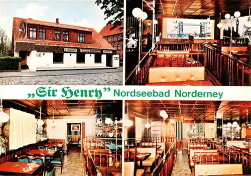 AK / Ansichtskarte  Norderney_Nordseebad Speiserestaurant Sir Henry Gastraeume