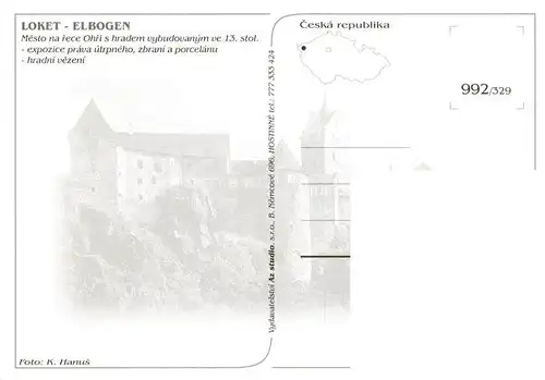 AK / Ansichtskarte  Elbogen_Loket_Czechia Hradni vezeni Fliegeraufnahme