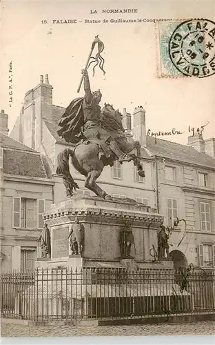 AK / Ansichtskarte  Falaise__14_Calvados Statue de Guillaume le Conquerant