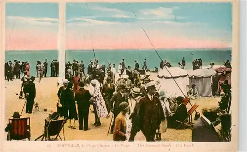 AK / Ansichtskarte  Deauville-sur-Mer La Plage Fleurie