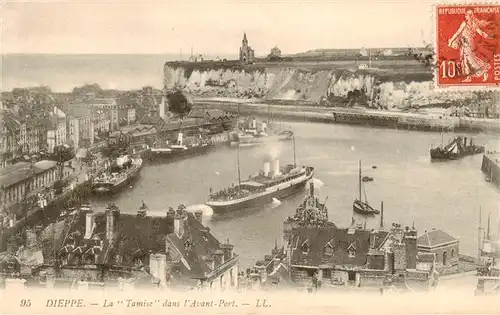 AK / Ansichtskarte  Dieppe_76_Seine-Maritime La Tamise dans lAvant Port