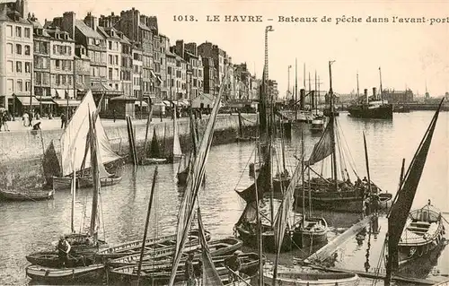 AK / Ansichtskarte  Le_Havre Bateaux de peche dans lavent port