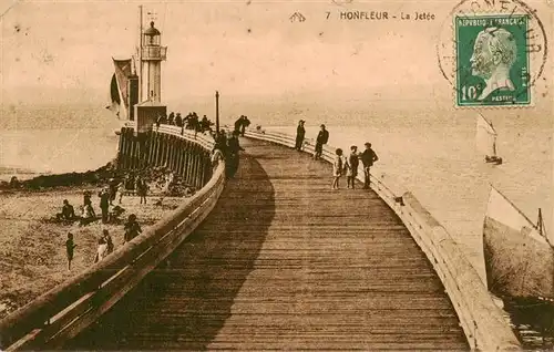 AK / Ansichtskarte  Honfleur La Jetee
