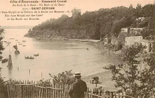 AK / Ansichtskarte  Saint-Servan-sur-Mer_35 Anse Murphi et le Chateau de la Roche aux Mouettes