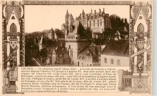 AK / Ansichtskarte  Loches_37_Indre-et-Loire Le Chateau royal