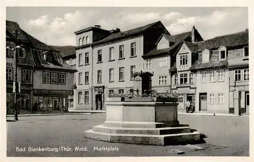 AK / Ansichtskarte  Bad_Blankenburg Marktplatz