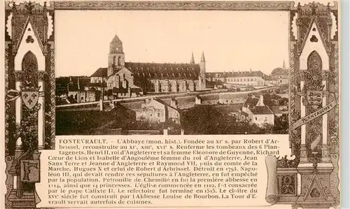 AK / Ansichtskarte  Fontevrault_Fontevraud-l_Abbaye_49 Abbaye