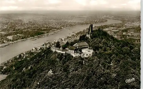 AK / Ansichtskarte  Koenigswinter_Rhein Hotel Restaurant auf dem Drachenfels Fliegeraufnahme