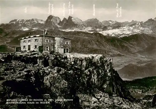 AK / Ansichtskarte  Bozen_Bolzano_Suedtirol_IT Rittnerhorn Haus