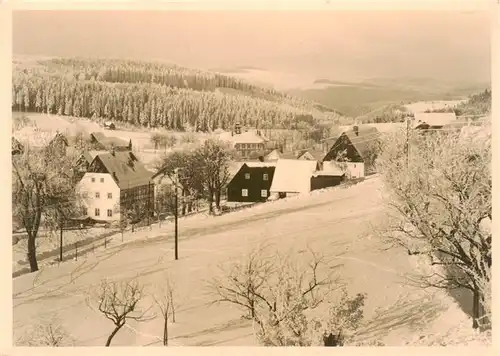 AK / Ansichtskarte  Falkenhain_Altenberg_Erzgebirge Winterpanorama