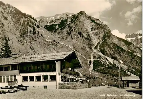 AK / Ansichtskarte  Oberstdorf Oytalhaus mit Gleitweg