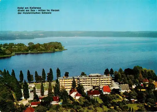 AK / Ansichtskarte  Malente-Gremsmuehlen Hotel am Kellersee Fliegeraufnahme