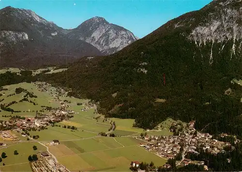 AK / Ansichtskarte  Wiesing_Tirol_AT Fliegeraufnahme mit Stanserjoch und Baerenkogel