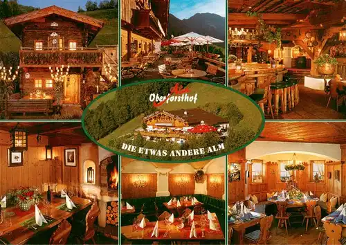 AK / Ansichtskarte  St_Johann_Pongau Oberforsthof Alm Restaurant und Tanzlokal Gastraeume Bar