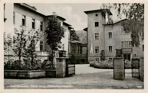 AK / Ansichtskarte  Bad_Schandau FDGB Heim Voelkerfreundschaft