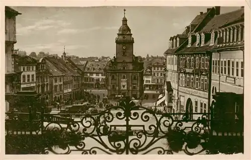 AK / Ansichtskarte  Gotha__Thueringen Blick von der Wasserkunst zum Markt