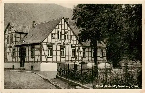 AK / Ansichtskarte  Treseburg_Harz Hotel Bodetal