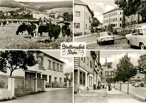 AK / Ansichtskarte 73907570 Stadtlengsfeld Teilansicht Karl Liebknecht Oberschule Marktstrasse