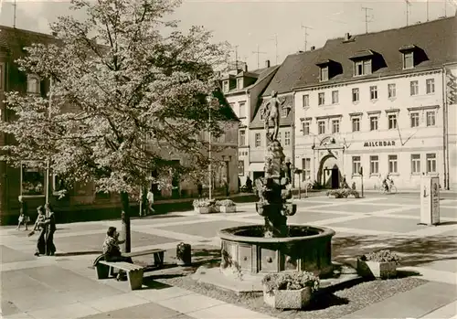 AK / Ansichtskarte  Grimma Am Marktbrunnen